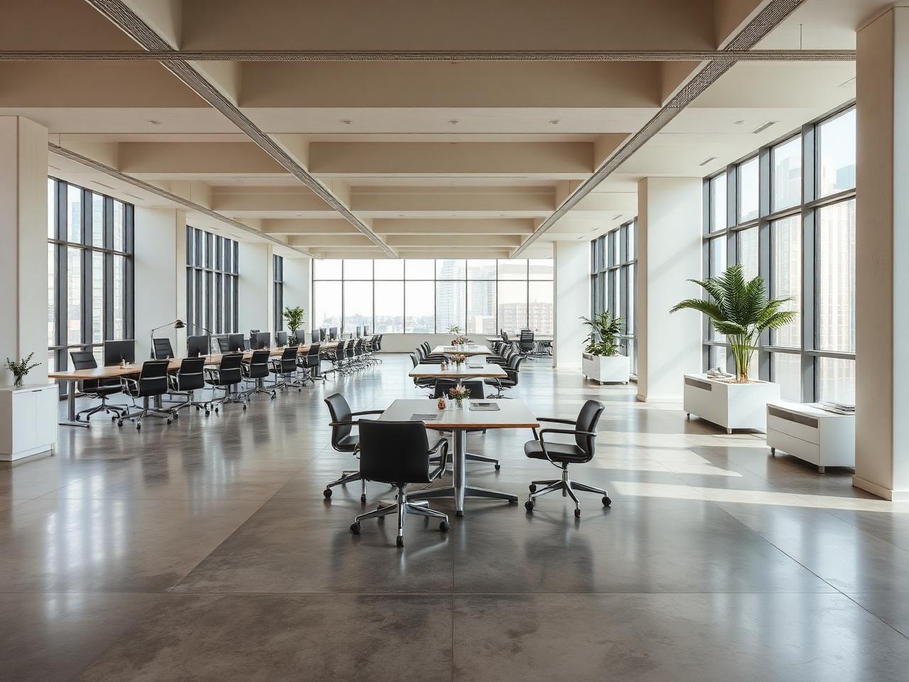 Office Polished Concrete